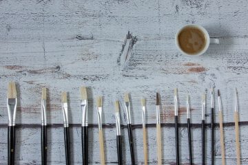 pintar con cafe